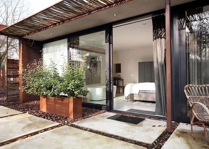 Nyaraló Stalen Boshuis By Droomvilla *